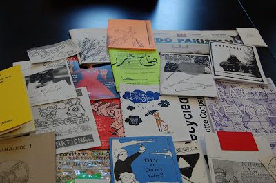 Zines in the library 1 Zines