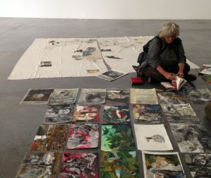 Anna Bohiguian organises her work AB WEB
